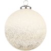 Clayre & Eef 6GL3735 Bola de Navidad Ø 12x12 cm Bola de Navidad Beige