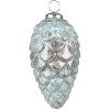 Clayre & Eef 6GL3744 Bola de Navidad Ø 8x15 cm Bola de Navidad Turquesa
