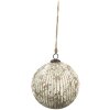 Clayre & Eef 6GL3863 Bola de Navidad Ø 20x20 cm Bola de Navidad Marrón