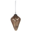 Clayre & Eef 6GL4013 Bola de Navidad Ø 15x20 cm Bola de Navidad Marrón XL