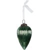 Clayre & Eef 6GL4015 Bola de Árbol de Navidad Ø 6x10 cm Verde