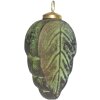 Clayre & Eef 6GL4042 Adornos para el árbol de Navidad hoja 7x4x13 cm Verde - Marrón