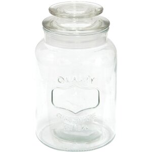 Clayre & Eef 6GL4065 Tarro con tapa Ø 11x19 cm