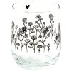 Clayre & Eef 6GL4080 Vaso Ø 8x9 cm - 300 ml