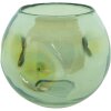 Clayre & Eef 6GL4093GR Portacandelitas Ø 12x12 cm Portavelas de vidrio verde