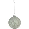Clayre & Eef 6GL4139 Adornos para el árbol de Navidad Ø 8x8 cm (set de 4) Verde