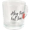 Clayre & Eef 6GL4249 Vaso de té 11x8x9 cm - 200 ml Negro