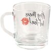 Clayre & Eef 6GL4249 Vaso de té 11x8x9 cm - 200 ml Negro