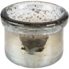 Clayre & Eef 6GL4279 Portacandelitas Ø 9x6 cm Portavelas de vidrio verde