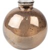 Clayre & Eef 6GL4285 Jarrón Ø 10x10 cm Marrón