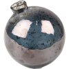 Clayre & Eef 6GL4290 Jarrón Ø 10x10 cm Gris