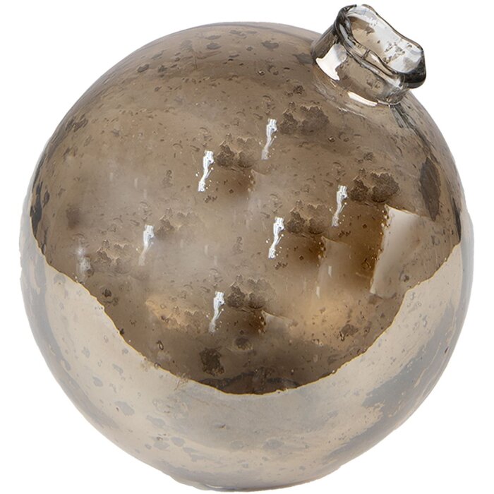 Clayre & Eef 6GL4292 Jarrón Ø 13x13 cm Marrón