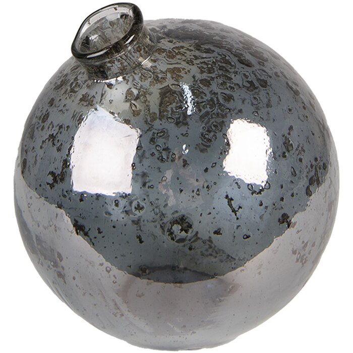 Clayre & Eef 6GL4293 Jarrón Ø 13x13 cm Gris