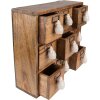Clayre & Eef 6H2176 Mini Cómoda 34x12x30 cm Marrón