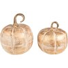 Clayre & Eef 6H2245 Decoración Calabaza Ø 18x18 cm Color oro