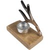 Clayre & Eef 6H2251 Portacandelitas 13x7x12 cm Marrón Portavelas