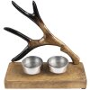 Clayre & Eef 6H2252 Portacandelitas 17x7x17 cm Marrón Portavelas
