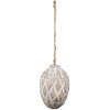 Clayre & Eef 6H2293 Pino Ø 8x12 cm Marrón - Gris