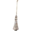 Clayre & Eef 6H2300 Adorno decorativo Ø 6x16 cm Colgante plateado