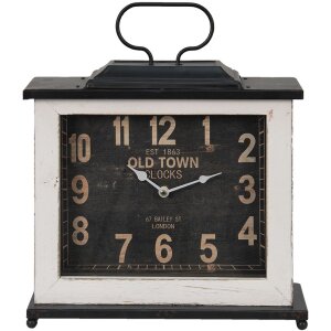 Clayre & Eef 6KL0768 Reloj de sobremesa 36x10x32 cm -...