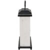 Clayre & Eef 6KL0768 Reloj de sobremesa 36x10x32 cm - 1xAA Negro - Blanco