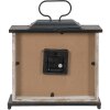 Clayre & Eef 6KL0768 Reloj de sobremesa 36x10x32 cm - 1xAA Negro - Blanco