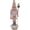 Clayre & Eef 6PR3664 Decoración Cascanueces 5x5x16 cm Rosa