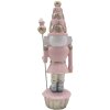 Clayre & Eef 6PR3664 Decoración Cascanueces 5x5x16 cm Rosa