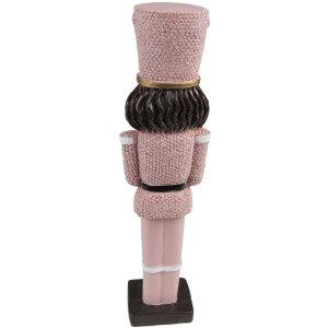 Clayre & Eef 6PR3674 Decoración Cascanueces 5x4x20 cm Rosa