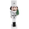 Clayre & Eef 6PR3678 Decoración Cascanueces 5x3x16 cm Blanco