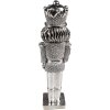 Clayre & Eef 6PR3694 Decoración Cascanueces 5x4x19 cm Color plata