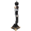 Clayre & Eef 6PR3714 Decoración Cascanueces 8x8x24 cm Negro