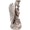 Clayre & Eef 6PR3733 Portavelas Ángel 15x14x29 cm Gris