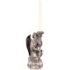 Clayre & Eef 6PR3733 Portavelas Ángel 15x14x29 cm Gris