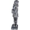 Clayre & Eef 6PR3734 Decoración Cascanueces 15x11x47 cm Gris