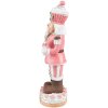 Clayre & Eef 6PR3735 Decoración Cascanueces 9x6x24 cm Rosa
