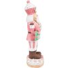 Clayre & Eef 6PR3735 Decoración Cascanueces 9x6x24 cm Rosa