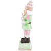 Clayre & Eef 6PR3736 Decoración Cascanueces 9x6x24 cm Verde - Rosa