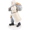 Clayre & Eef 6PR3738 Decoración Papá Noel 11x9x21 cm Beige - Gris
