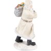 Clayre & Eef 6PR3738 Decoración Papá Noel 11x9x21 cm Beige - Gris