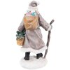 Clayre & Eef 6PR3740 Decoración Papá Noel 12x9x21 cm Gris - Marrón