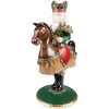 Clayre & Eef 6PR3778 Portavelas Cascanueces 22x15x33 cm Verde - Marrón