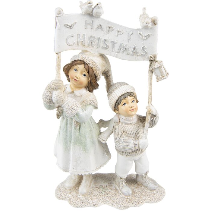 Clayre & Eef 6PR4806 Decoración Niños 14x7x23 cm Plateada