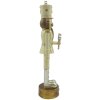 Clayre & Eef 6PR4840 Decoración Cascanueces 6x6x24 cm Beige - Marrón