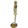 Clayre & Eef 6PR4844 Decoración Cascanueces 6x6x24 cm Beige - Marrón