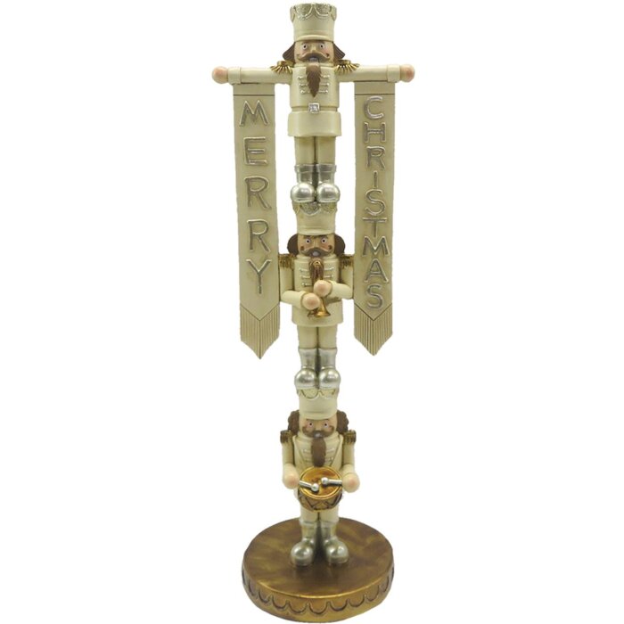 Clayre & Eef 6PR4854 Decoración Cascanueces 10x8x30 cm Beige