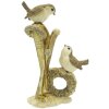 Clayre & Eef 6PR4864 Decoración Pájaros 11x5x18 cm Marrón