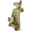 Clayre & Eef 6PR4867 Decoración Pájaros 10x5x15 cm Color Oro - Marrón