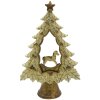 Clayre & Eef 6PR4871 Decoración Árbol de Navidad 13x5x20 cm Beige