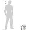 Clayre & Eef 6TE0403S Maceta Ø 14x11 cm Gris - Beige